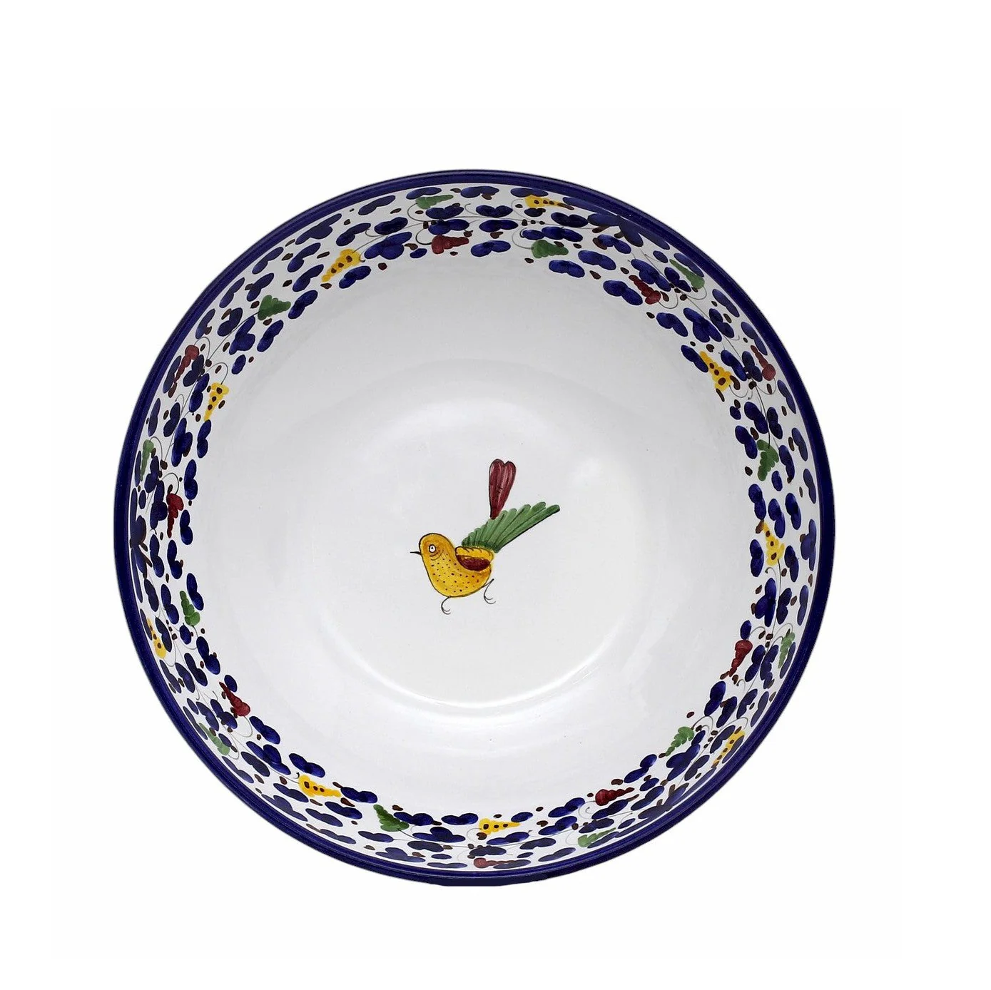 ARABESCO BLUE DERUTA: Coupe Salad/Pasta Bowl - Image 4