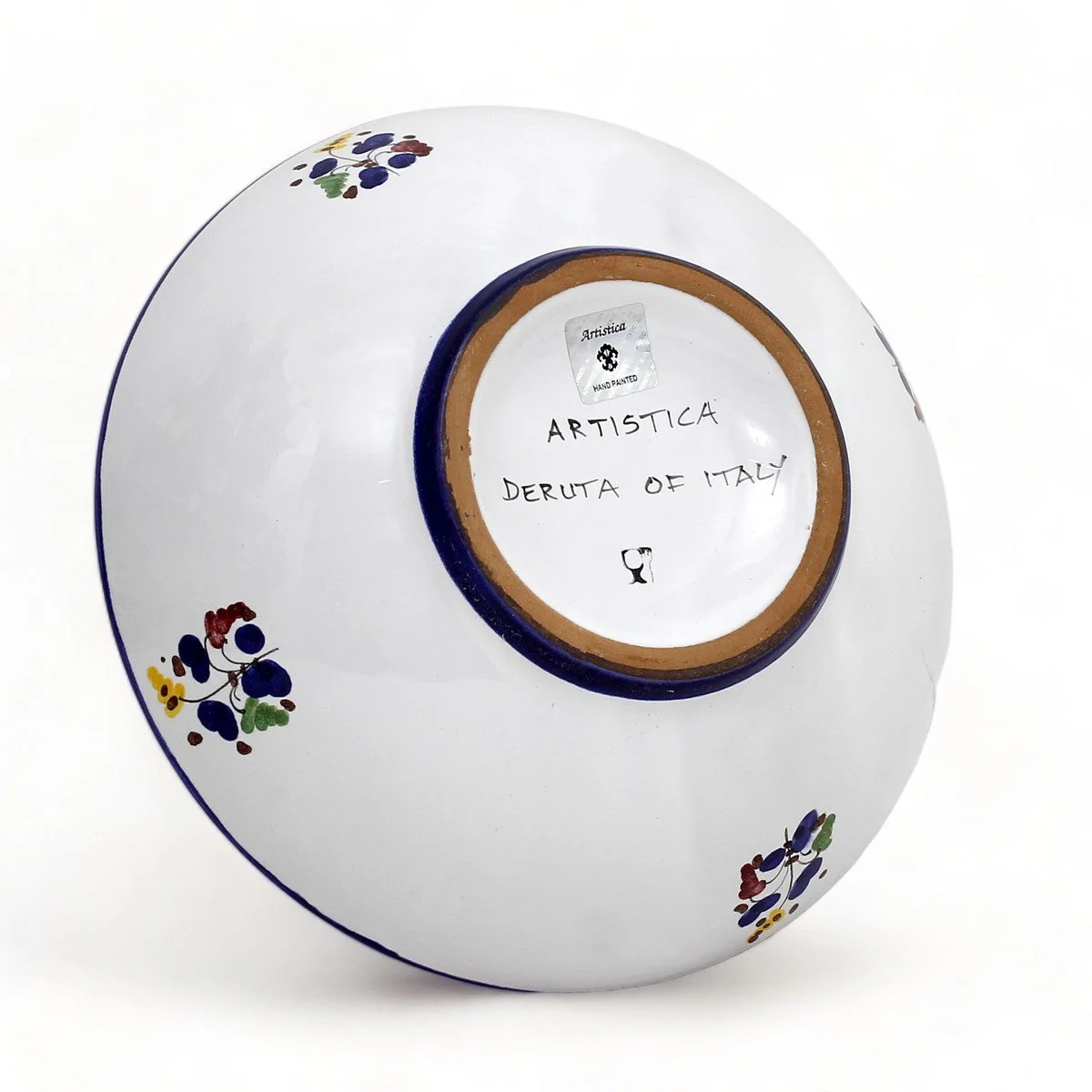 ARABESCO BLUE DERUTA: Coupe Salad/Pasta Bowl - Image 5