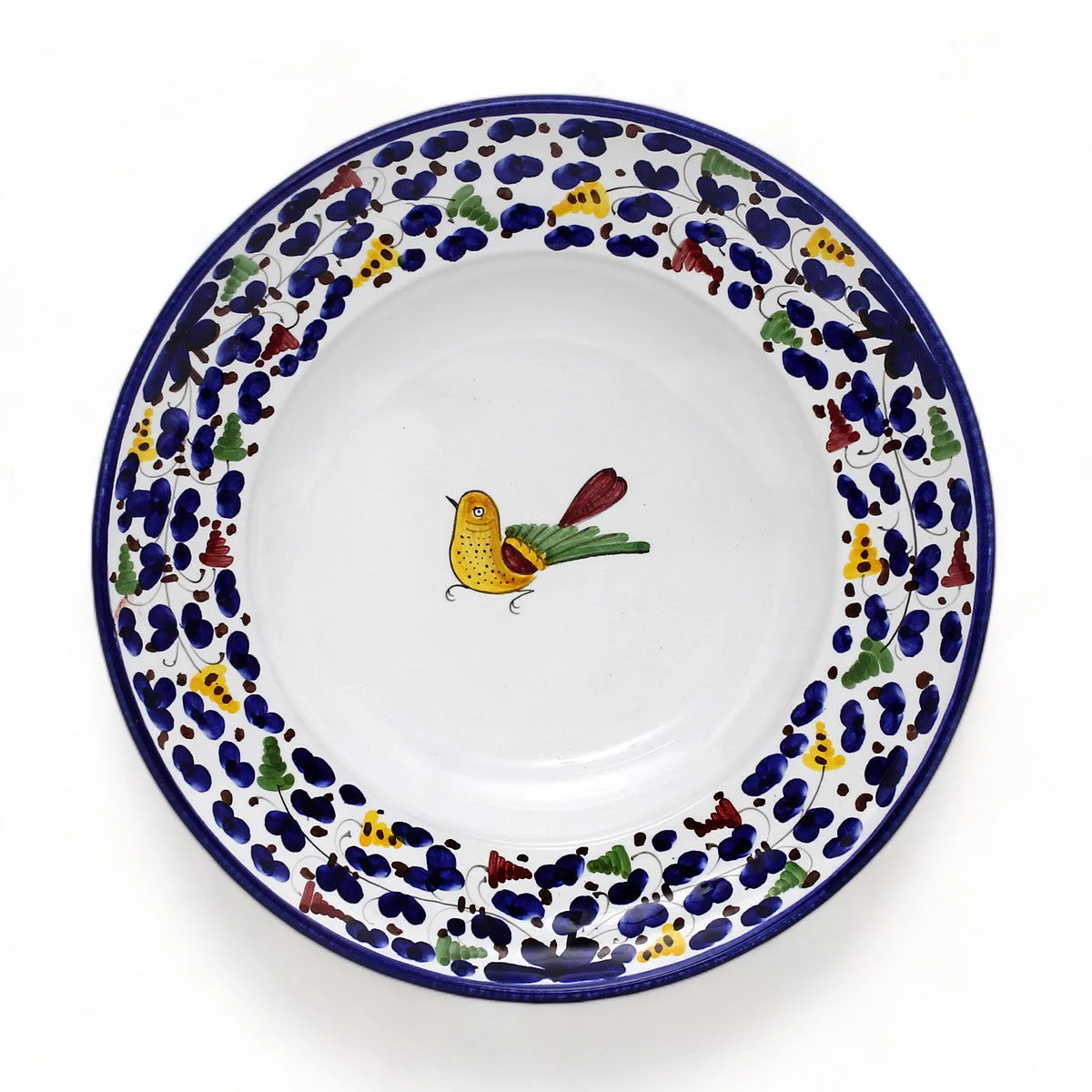 ARABESCO BLUE DERUTA: Pasta Soup Rimmed Plate - Image 3