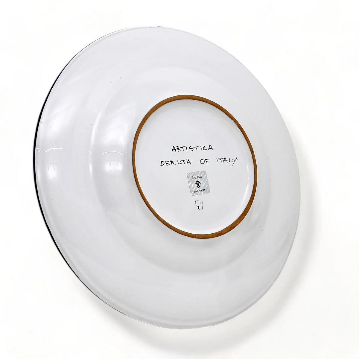 ARABESCO BLUE DERUTA: Pasta Soup Rimmed Plate - Image 5