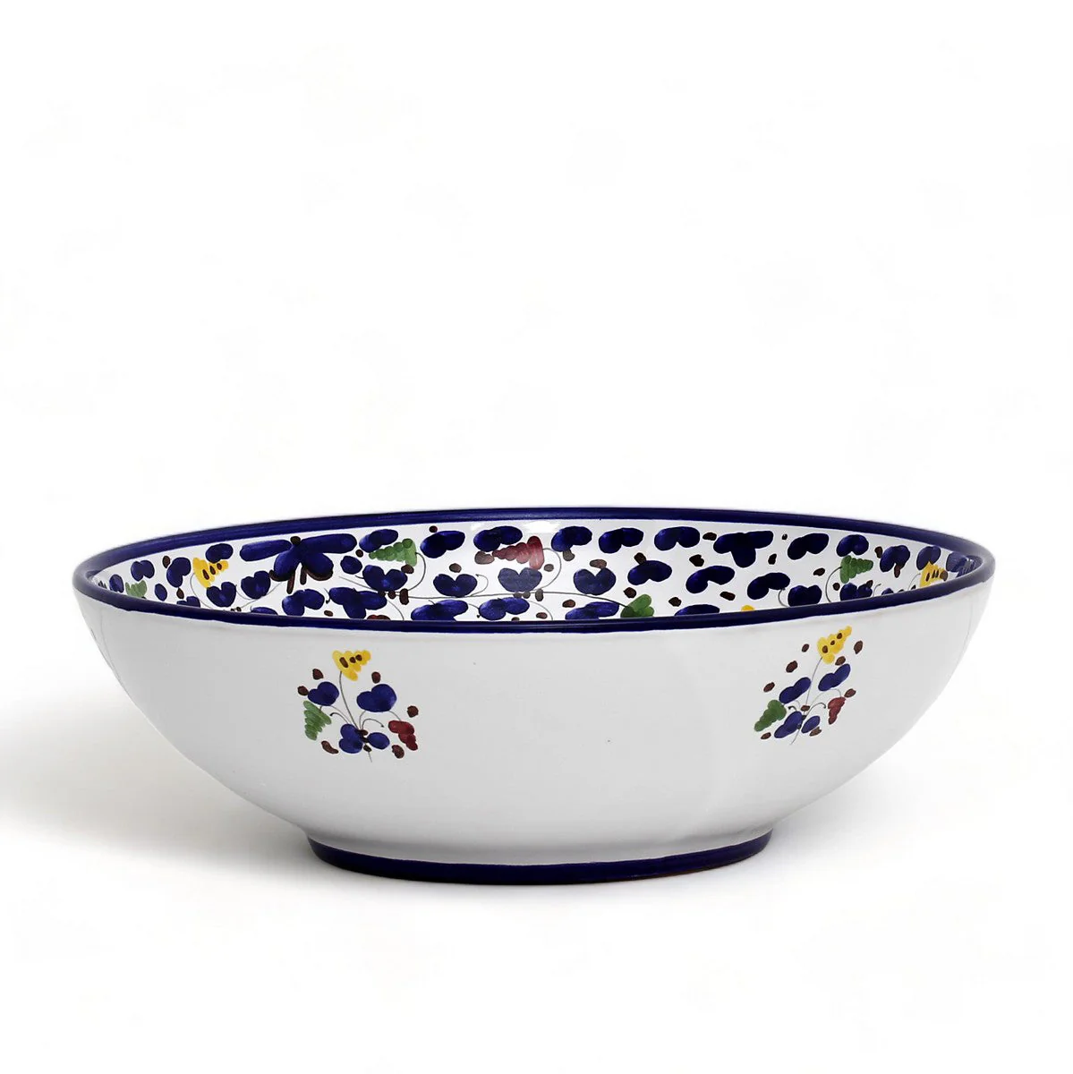 ARABESCO BLUE DERUTA: Serving Coupe Salad/Pasta Bowl - Image 3