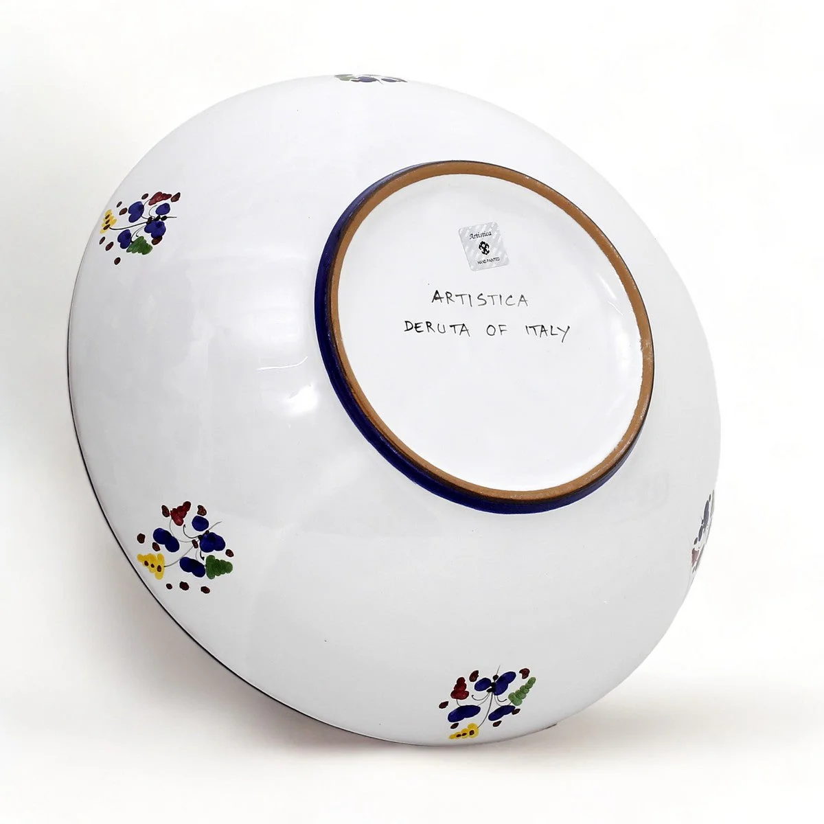 ARABESCO BLUE DERUTA: Serving Coupe Salad/Pasta Bowl - Image 5