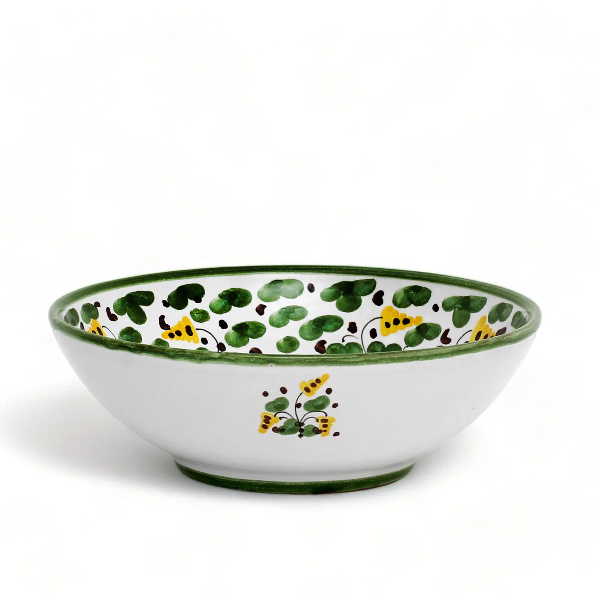 ARABESCO VERDE DERUTA: Coupe Salad/Pasta Bowl - Image 3