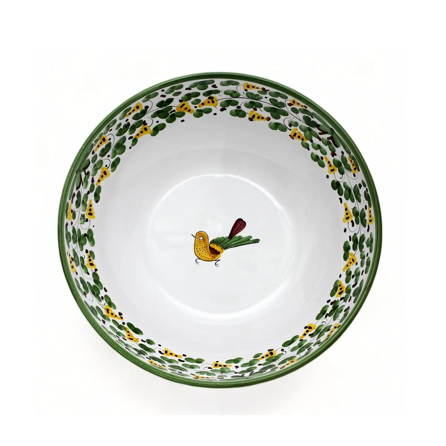 ARABESCO VERDE DERUTA: Coupe Salad/Pasta Bowl - Image 4