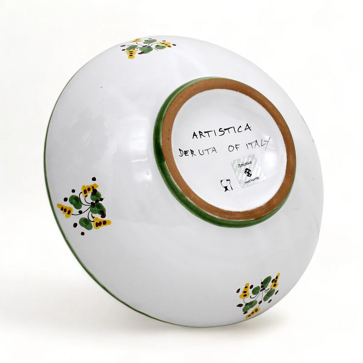 ARABESCO VERDE DERUTA: Coupe Salad/Pasta Bowl - Image 5