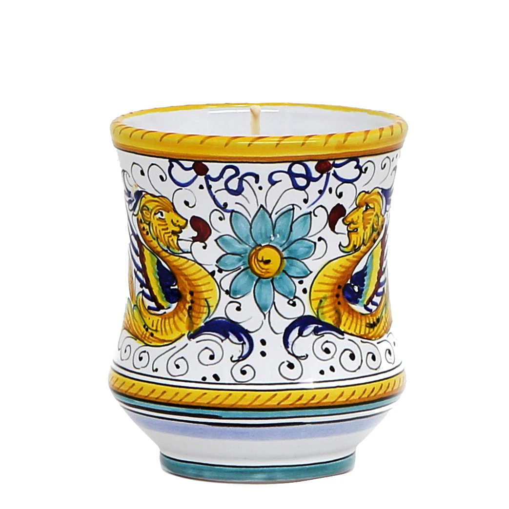 DERUTA CANDLES: Deluxe Precious Concave Candle RAFFAELLESCO DELUXE Design - Image 4
