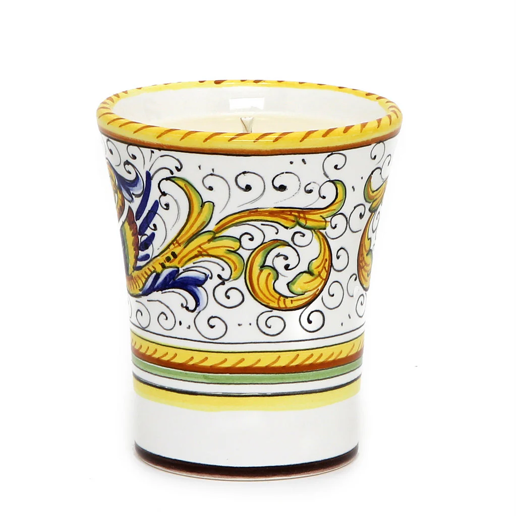 DERUTA CANDLES: Deluxe Precious Flared Candle RAFFAELLESCO DELUXE Design - Image 2