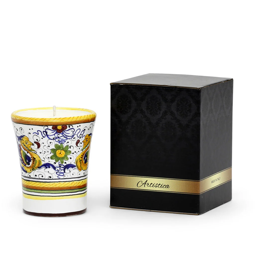 DERUTA CANDLES: Deluxe Precious Flared Candle RAFFAELLESCO DELUXE Design - Image 5
