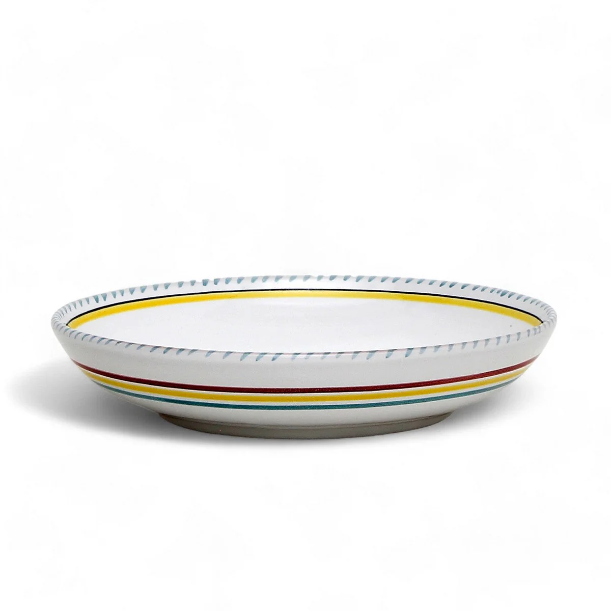 DERUTA GREEN SIMPLE : Risotto/Pasta/Cioppino round shallow coupe bowl - Image 2