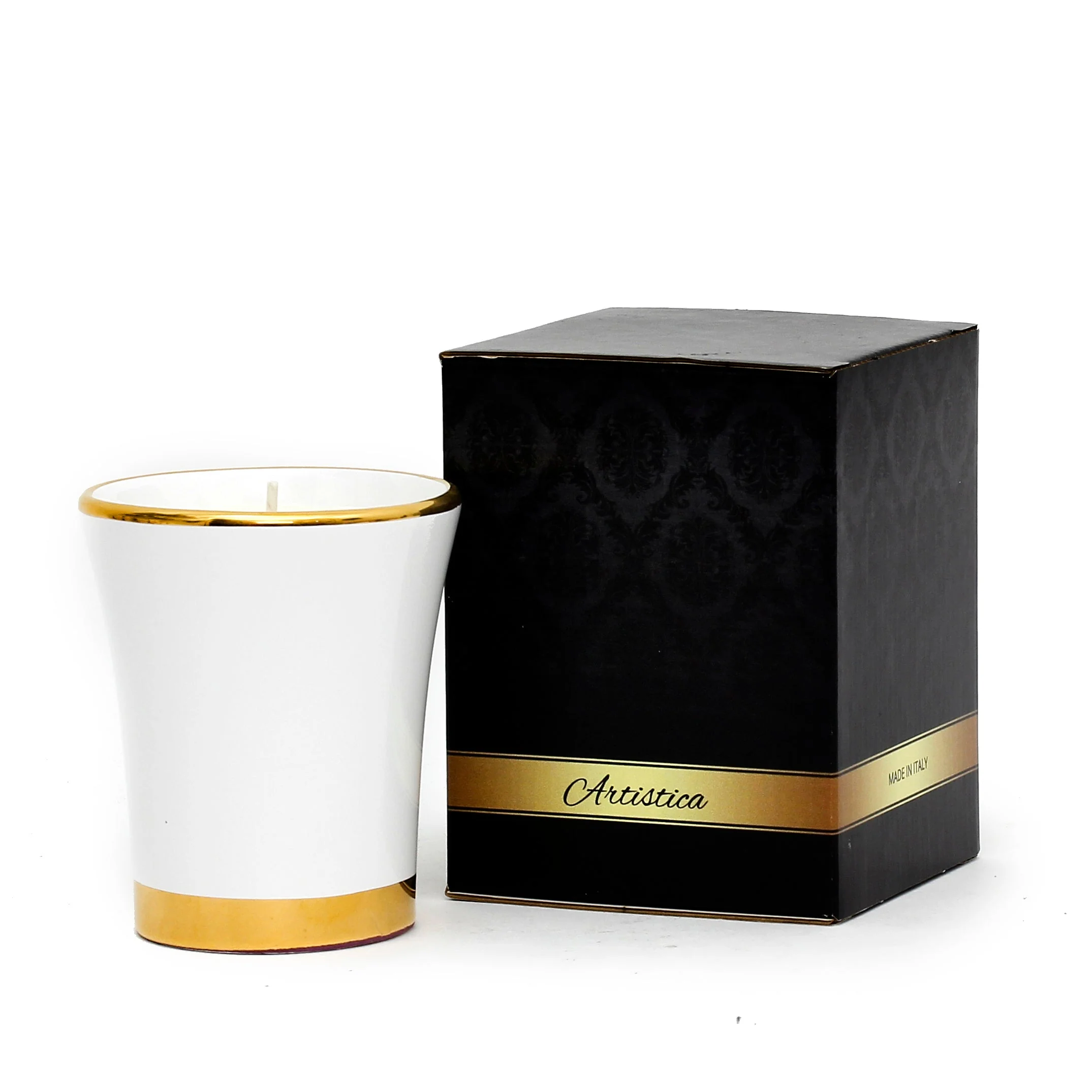 DERUTA ORO: Deluxe Precious Flared Candle with Pure Gold Rim - Image 2
