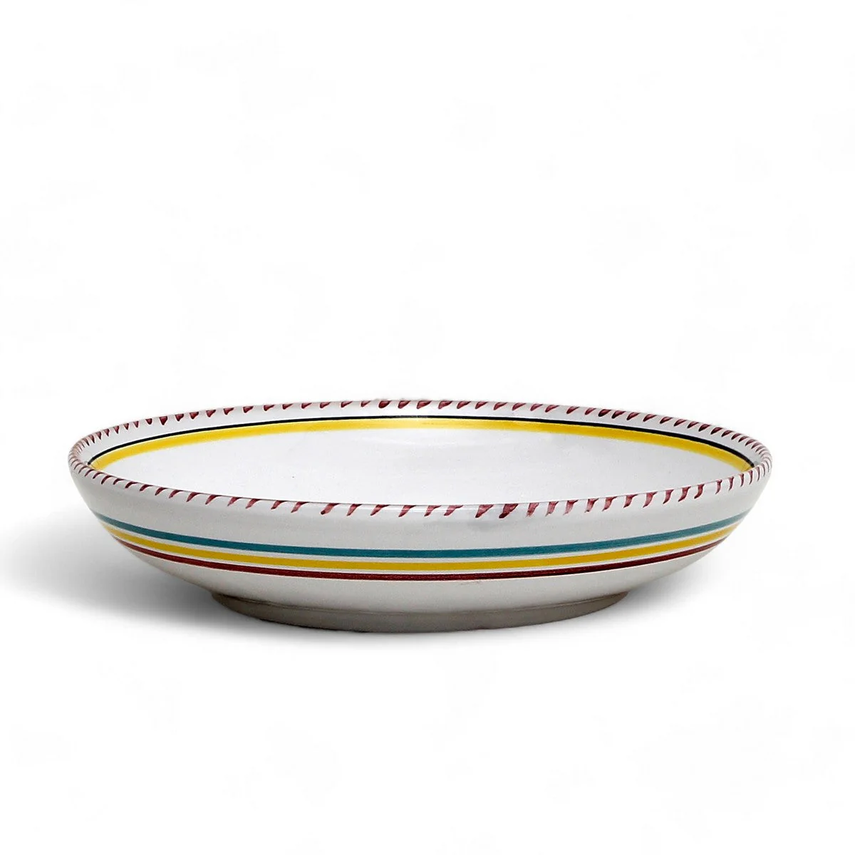 DERUTA RED SIMPLE : Risotto/Pasta/Cioppino round shallow coupe bowl - Image 2