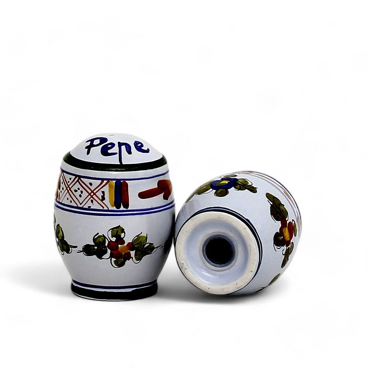 FAENZA-CARNATION: Oil and Vinegar Salt and Pepper menage [R] - Image 7