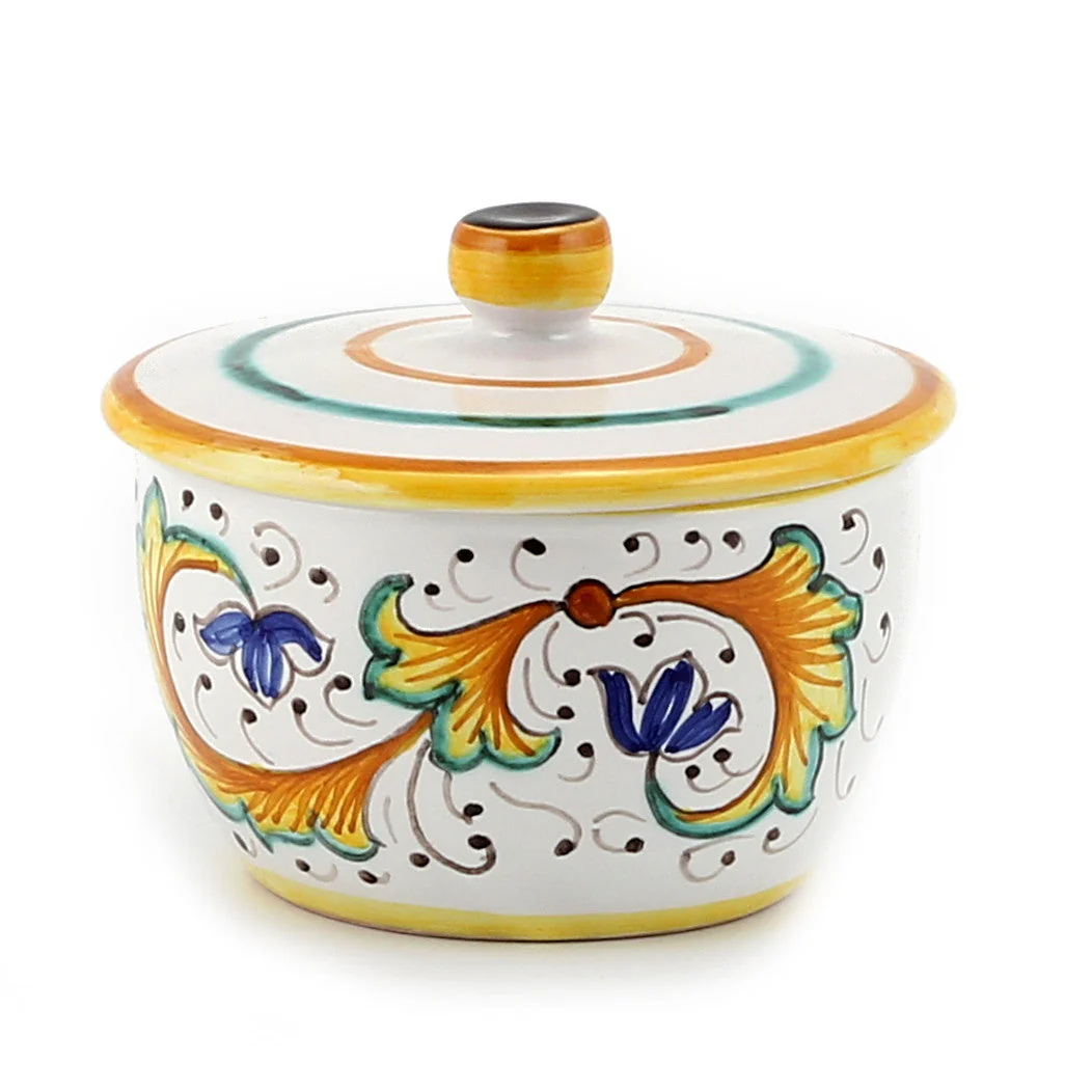 DERUTA CANDLES: Jar Candle with lid ~ Perugino Design - Image 3