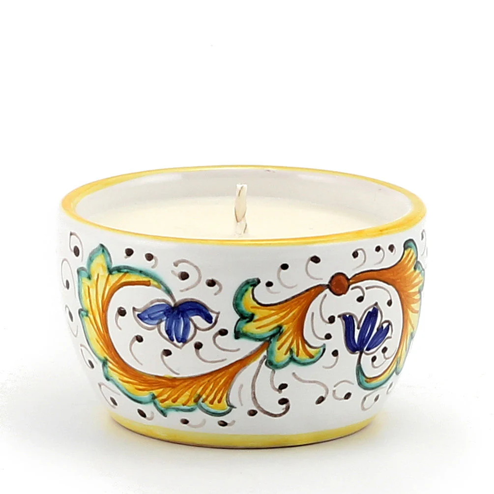 DERUTA CANDLES: Jar Candle with lid ~ Perugino Design - Image 4