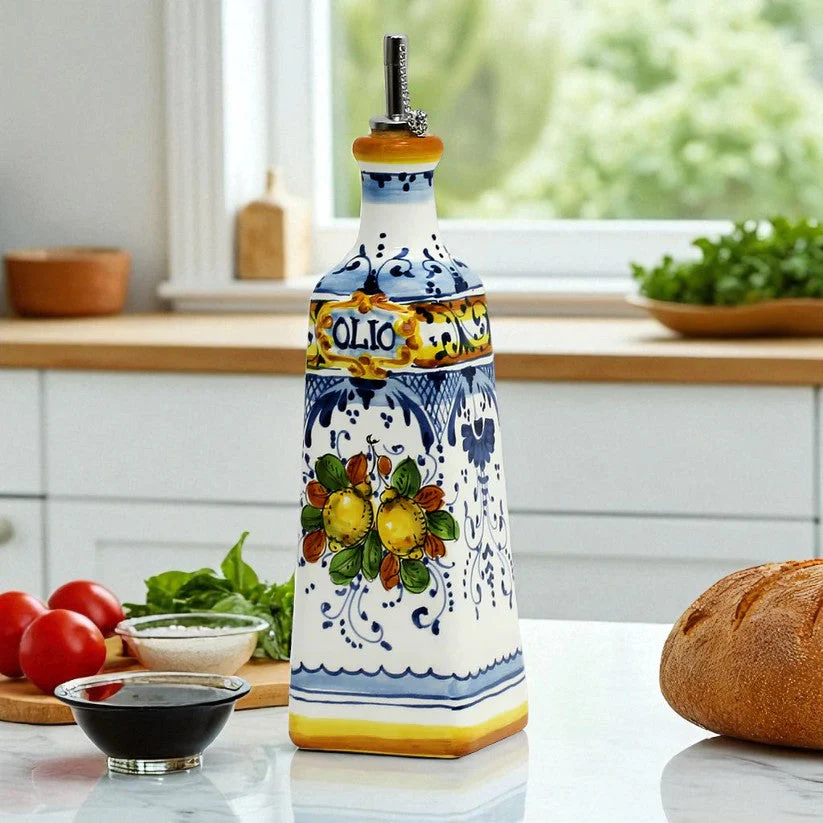 LIMONCINI: Square Olive Oil Bottle Dispenser - Image 2
