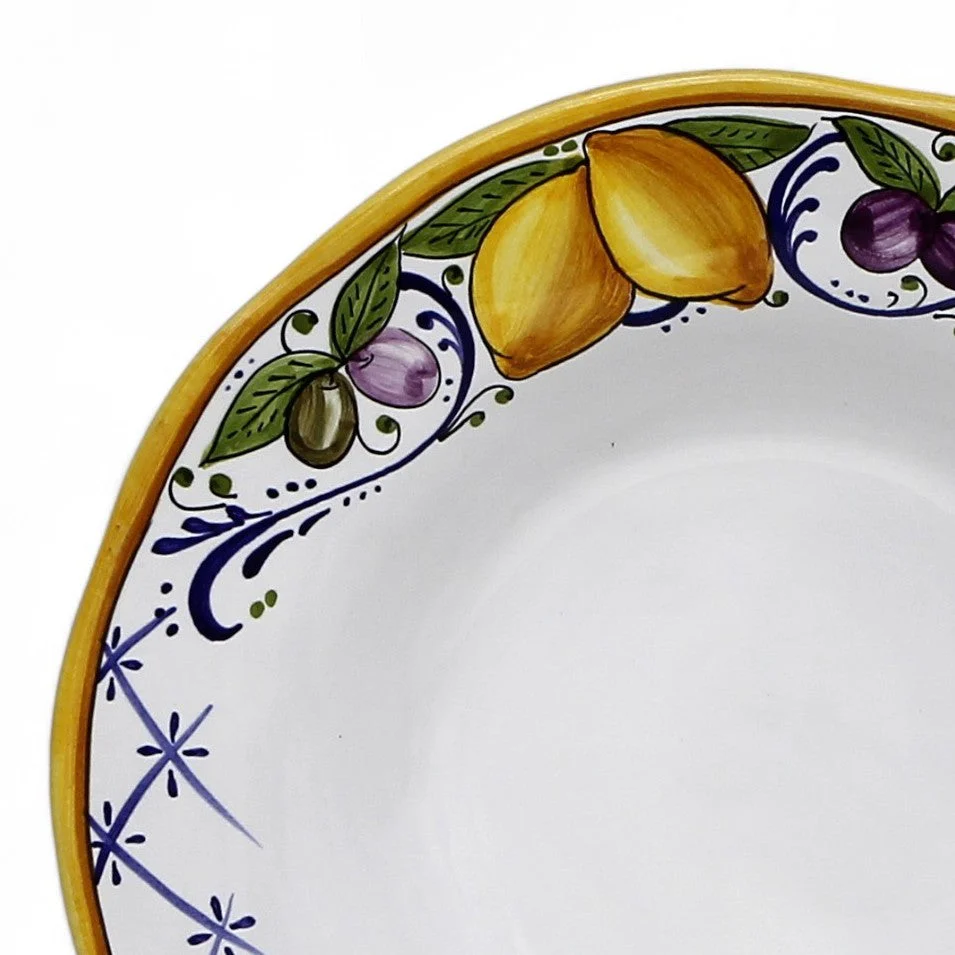 LIMONI POSITANO: Pasta/Soup rimmed plate - Image 6