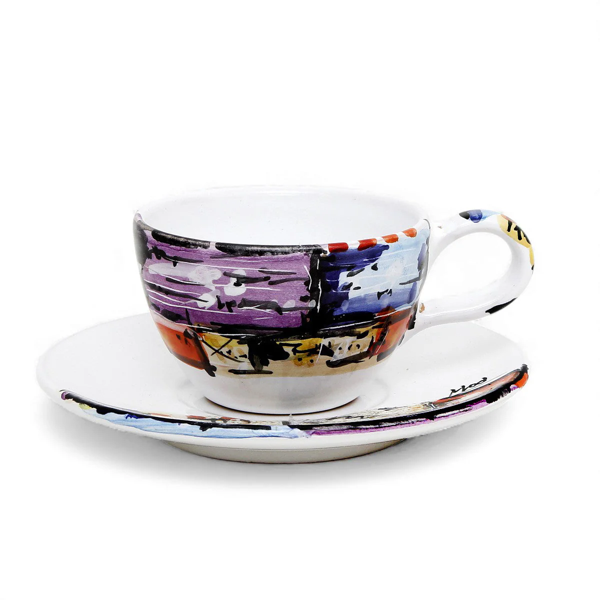 MODERNA: Coffee/Tea Cup and Saucer - Crisalide Design by L. Centinaro - Image 7
