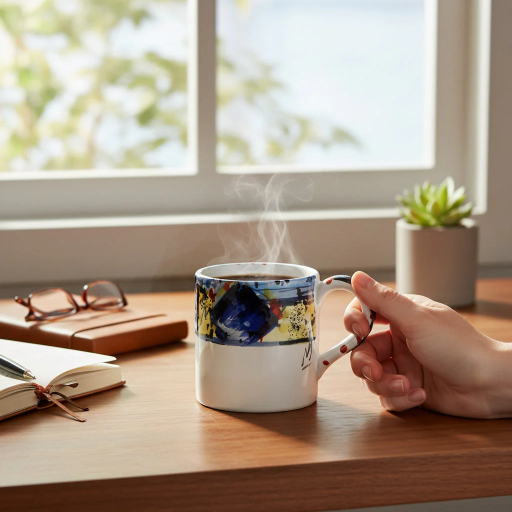 MODERNA: Mug (10 Oz) - Crisalide Design by L. Centinaro - Image 2