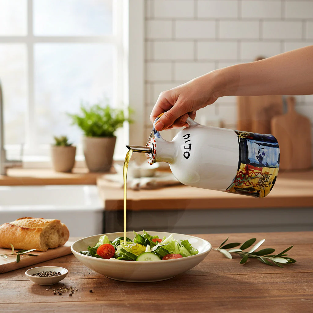 MODERNA: Olive Oil Dispenser Bottle - Crisalide Design by L. Centinaro - Image 2