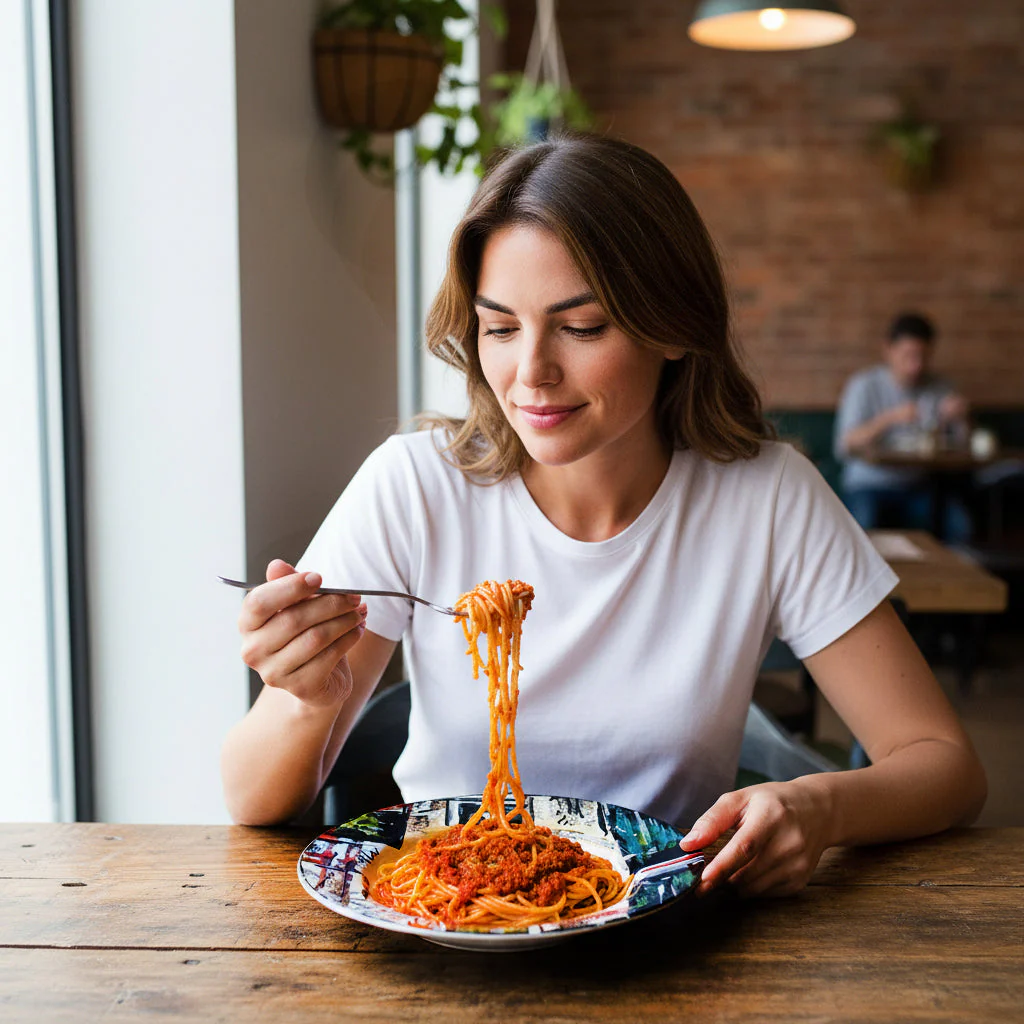 MODERNA: Pasta/Soup Rimmed Plate - Crisalide Design by L. Centinaro - Image 2