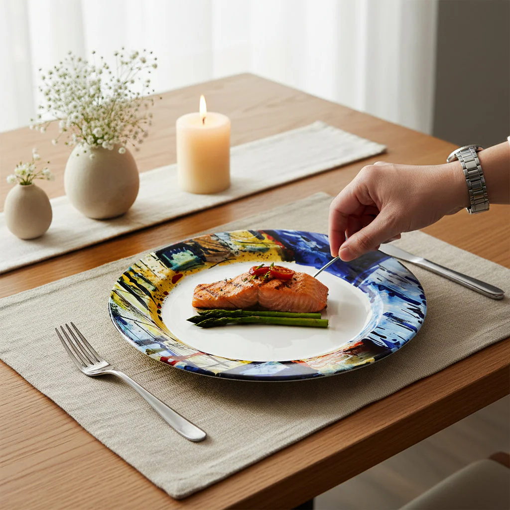 MODERNA: Pasta/Soup Rimmed Plate - Crisalide Design by L. Centinaro - Image 4