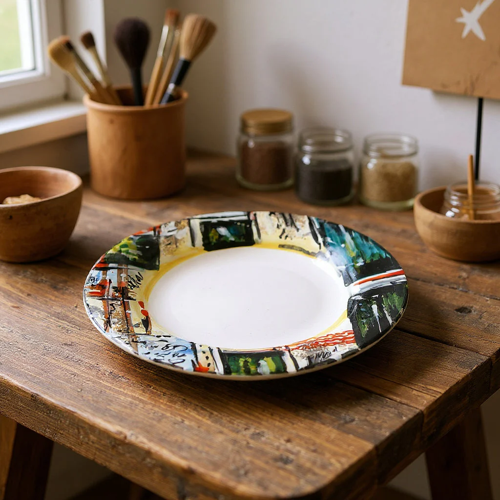 MODERNA: Pasta/Soup Rimmed Plate - Crisalide Design by L. Centinaro - Image 5