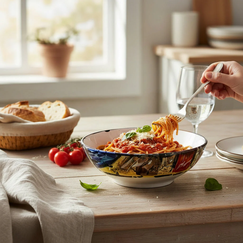 MODERNA: Pasta/Soup/Salad Coupe Bowl - Crisalide Design by L. Centinaro - Image 4