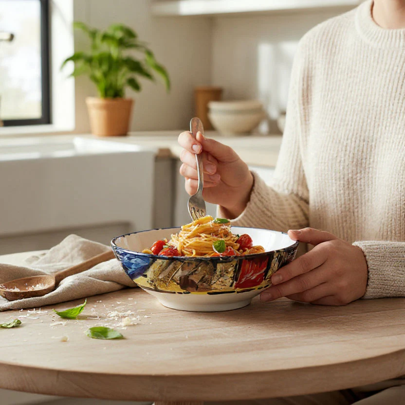 MODERNA: Pasta/Soup/Salad Coupe Bowl - Crisalide Design by L. Centinaro - Image 6