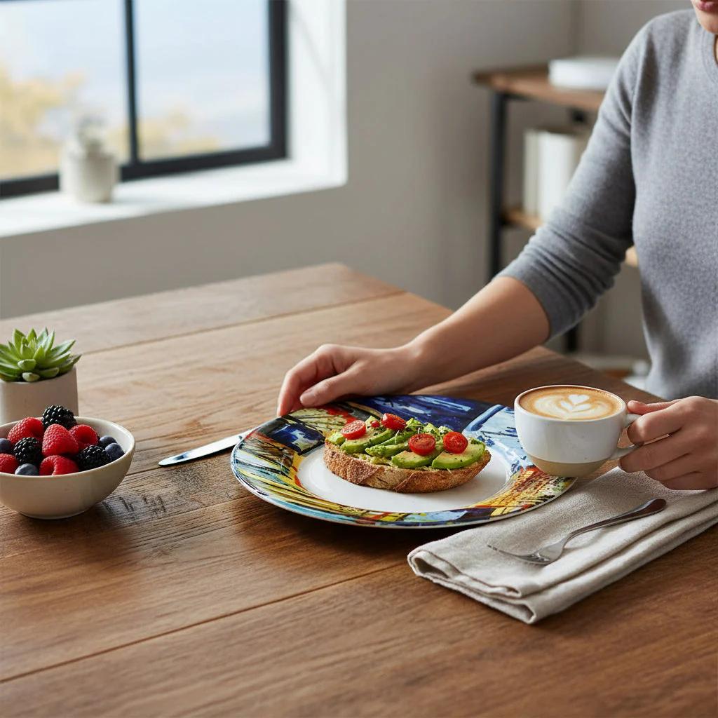 MODERNA: Salad Plate - Crisalide Design by L. Centinaro - Image 2