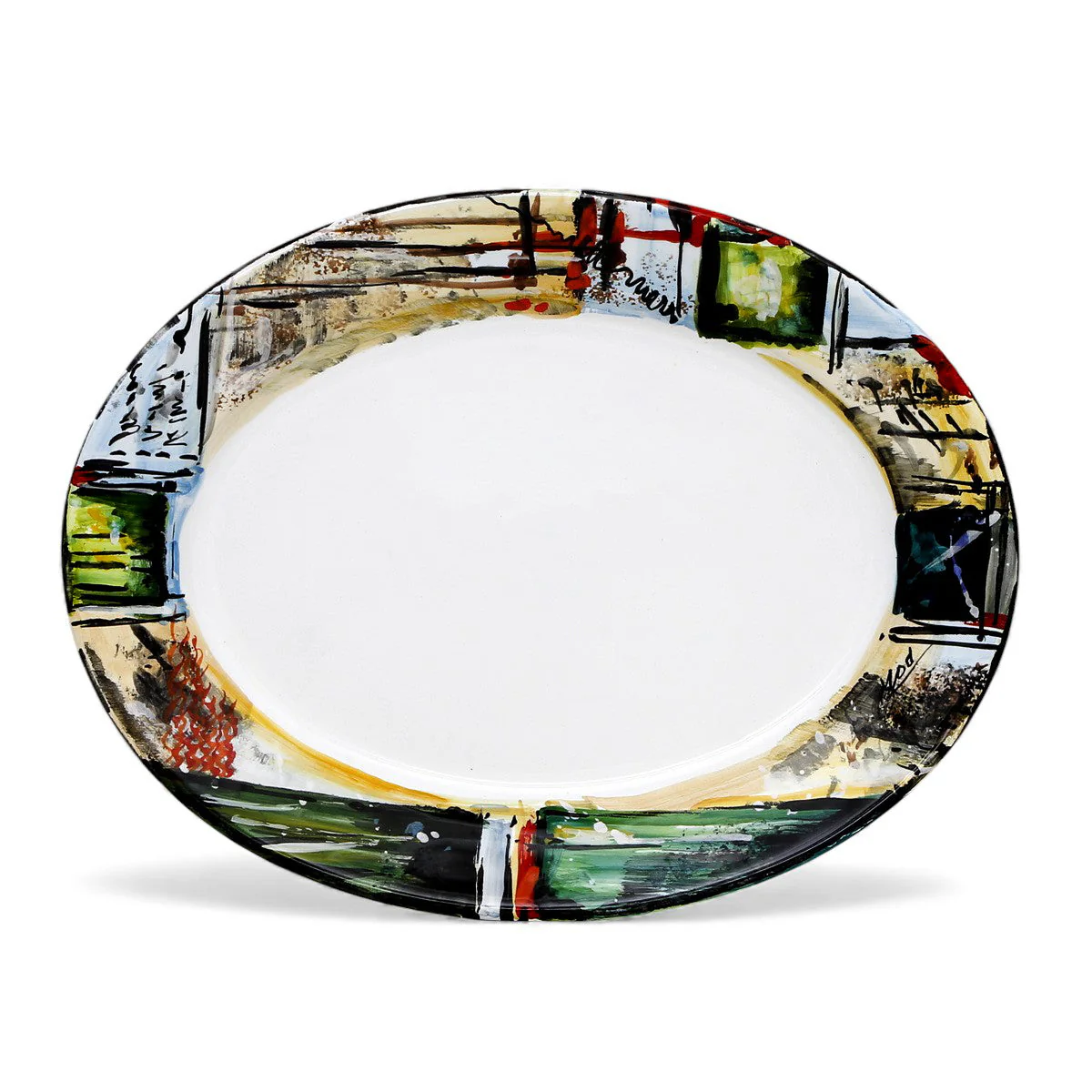 MODERNA: Serving Oval Platter - Crisalide Design by L. Centinaro