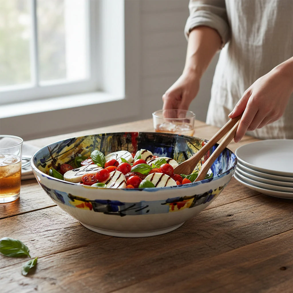 MODERNA: Serving Pasta/Salad Bowl - Crisalide Design by L. Centinaro - Image 2