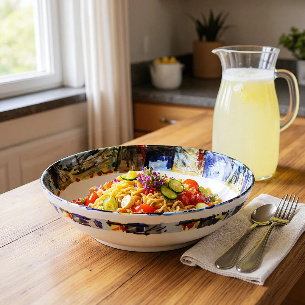 MODERNA: Serving Pasta/Salad Bowl - Crisalide Design by L. Centinaro - Image 7