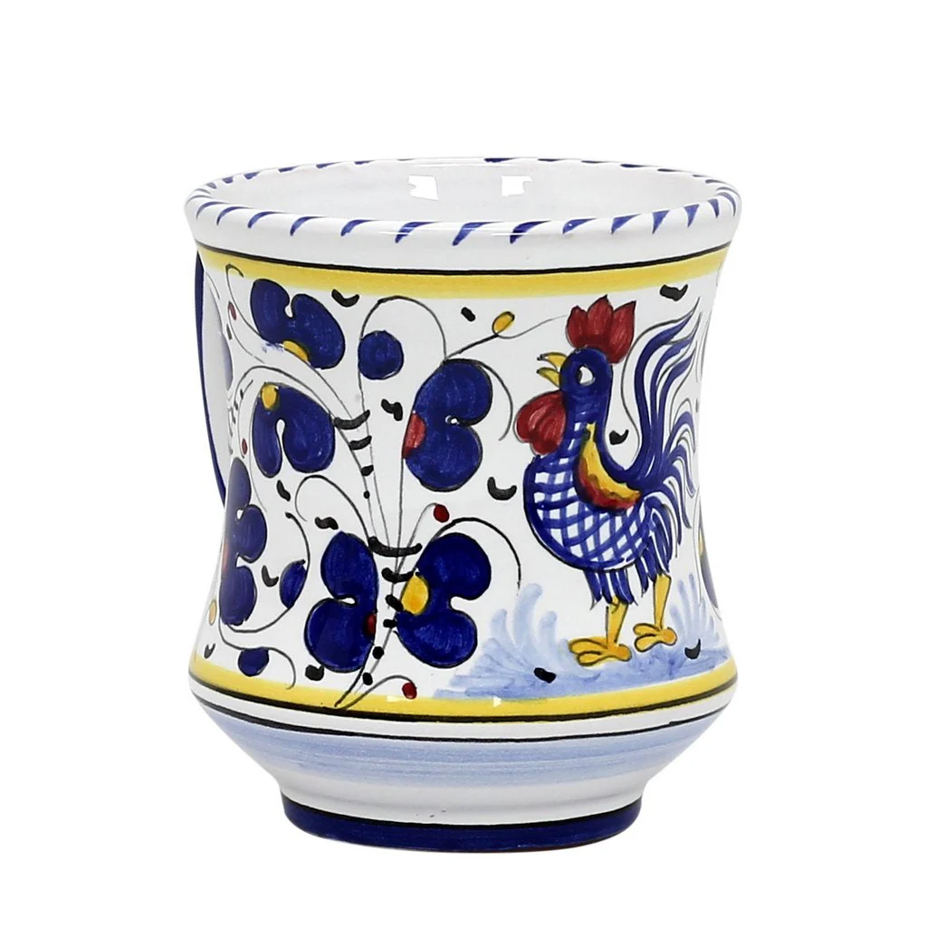 ORVIETO BLUE ROOSTER: Concave Deluxe Mug (12 Oz.) - Image 4