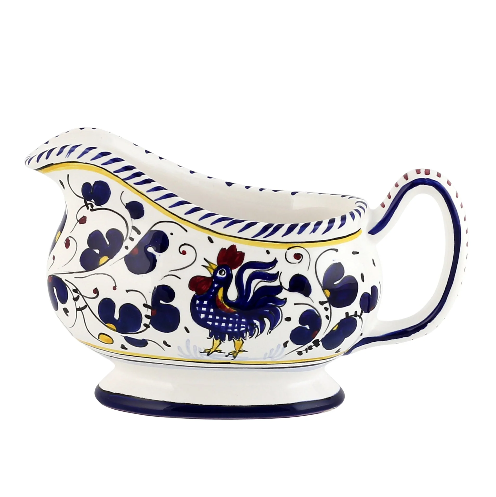 ORVIETO BLUE ROOSTER: Gravy Sauce boat - Image 3