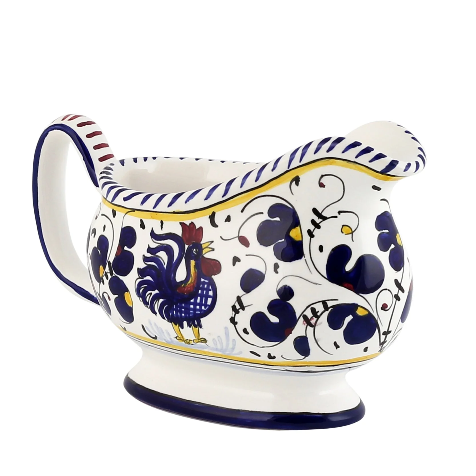 ORVIETO BLUE ROOSTER: Gravy Sauce boat - Image 4