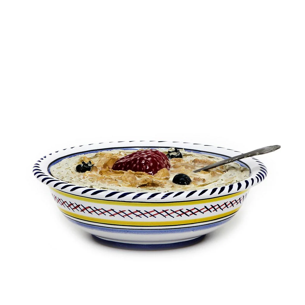 ORVIETO BLUE ROOSTER: Cereal Bowl - Image 2