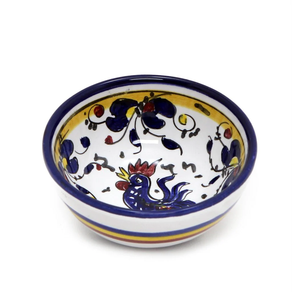 ORVIETO BLUE ROOSTER: Dipping/Condiment Small Bowl (1 Cup) - Image 3