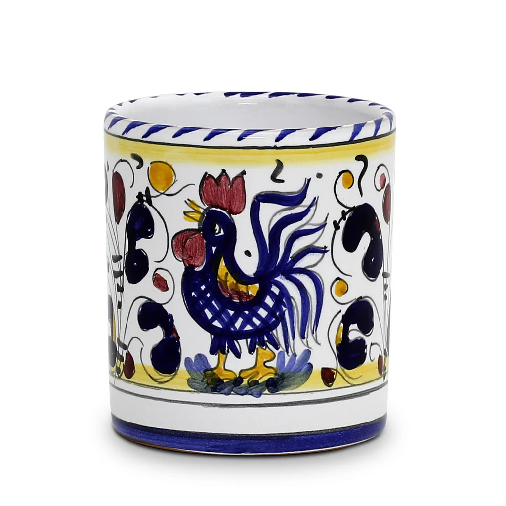 ORVIETO BLUE ROOSTER: Mug (10 Oz.) - Image 3