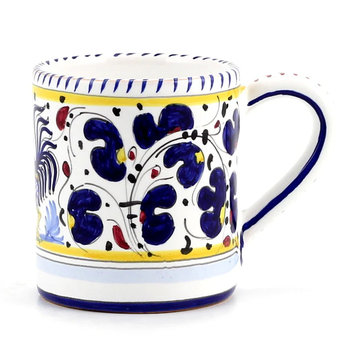 ORVIETO BLUE ROOSTER: Mug (10 Oz.) - Image 5