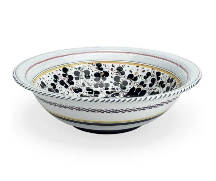 ORVIETO BLUE ROOSTER: Large Pasta/Salad Serving Bowl - Image 2