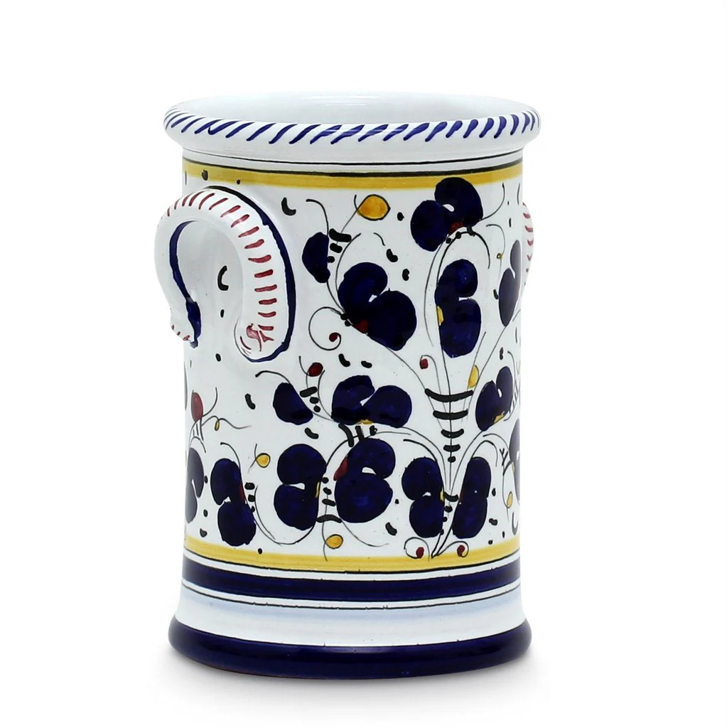 ORVIETO BLUE ROOSTER: Utensil Holder - Image 4