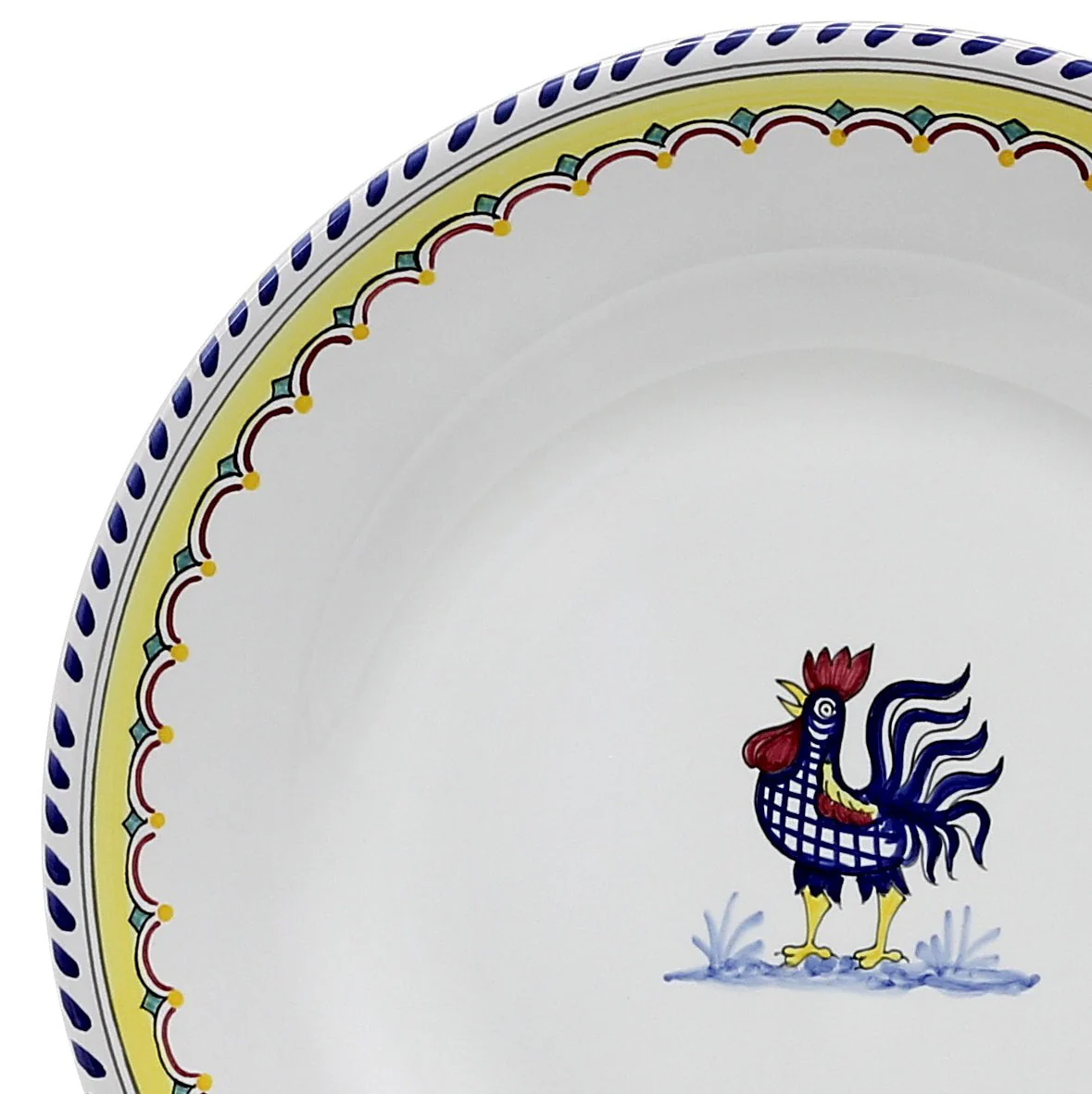 ORVIETO BLUE ROOSTER SIMPLE: Dinner Plate - Image 3