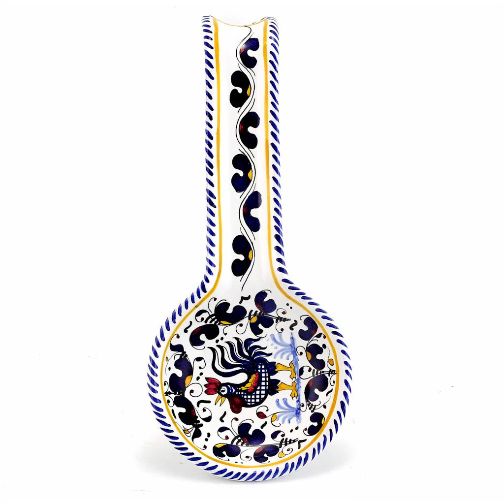 ORVIETO BLUE ROOSTER: Spoon Rest Deluxe - Image 3