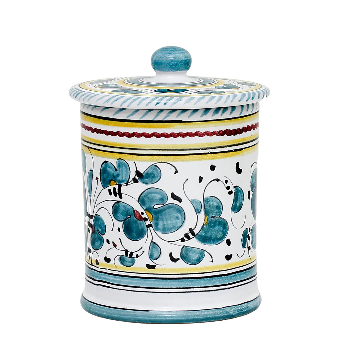 ORVIETO GREEN ROOSTER: Caffe' (Coffee) Container Canister - Image 3