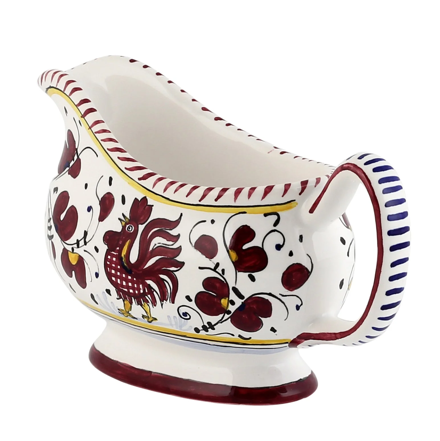 ORVIETO RED ROOSTER: Gravy Sauce boat - Image 3