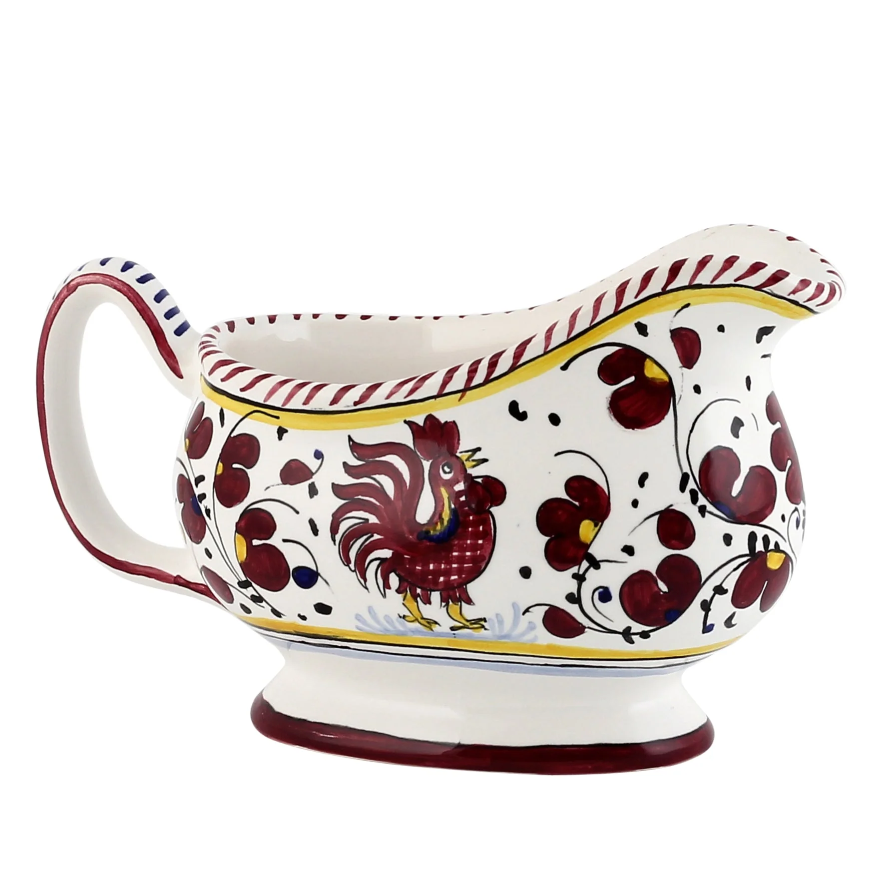 ORVIETO RED ROOSTER: Gravy Sauce boat - Image 4