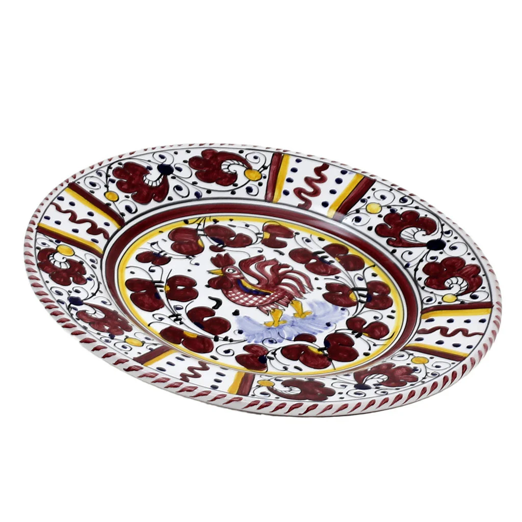 ORVIETO RED ROOSTER: Dinner Plate - Image 2