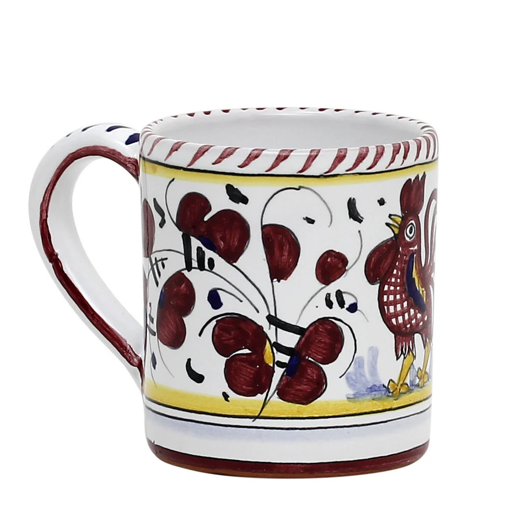 ORVIETO RED ROOSTER: Mug (10 Oz.) - Image 3