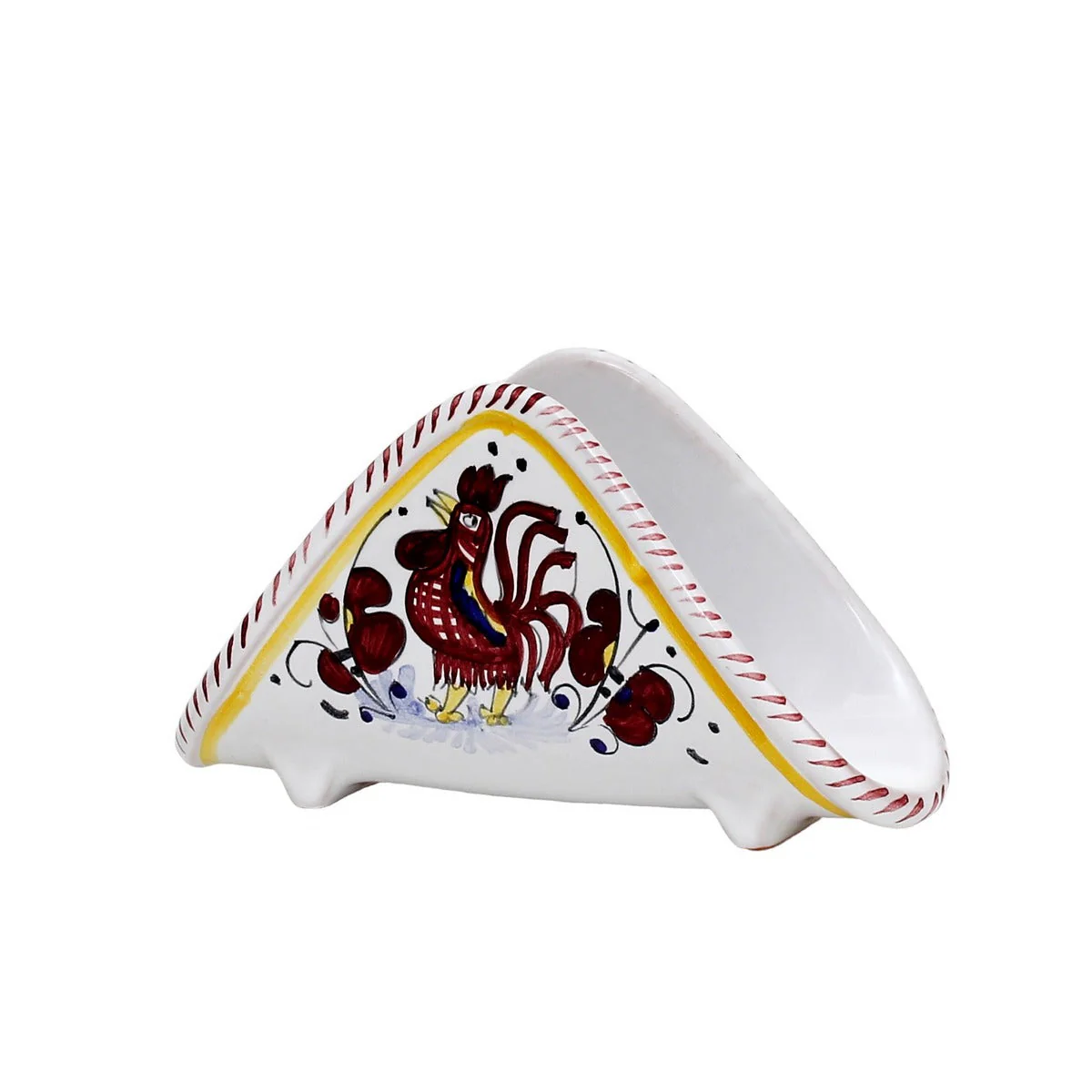 ORVIETO RED ROOSTER: Napkin Holder - Image 3