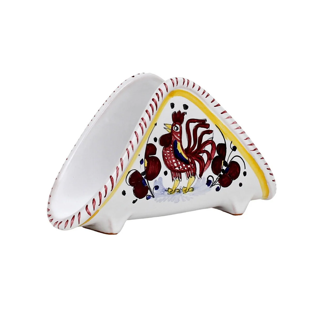 ORVIETO RED ROOSTER: Napkin Holder - Image 4